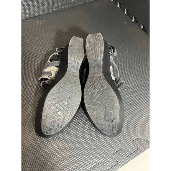 NAOT Platform Wedge Sandals‎ 40 US 9-9.5 Prestige Leather Strappy Shoes - Picture 5 of 6